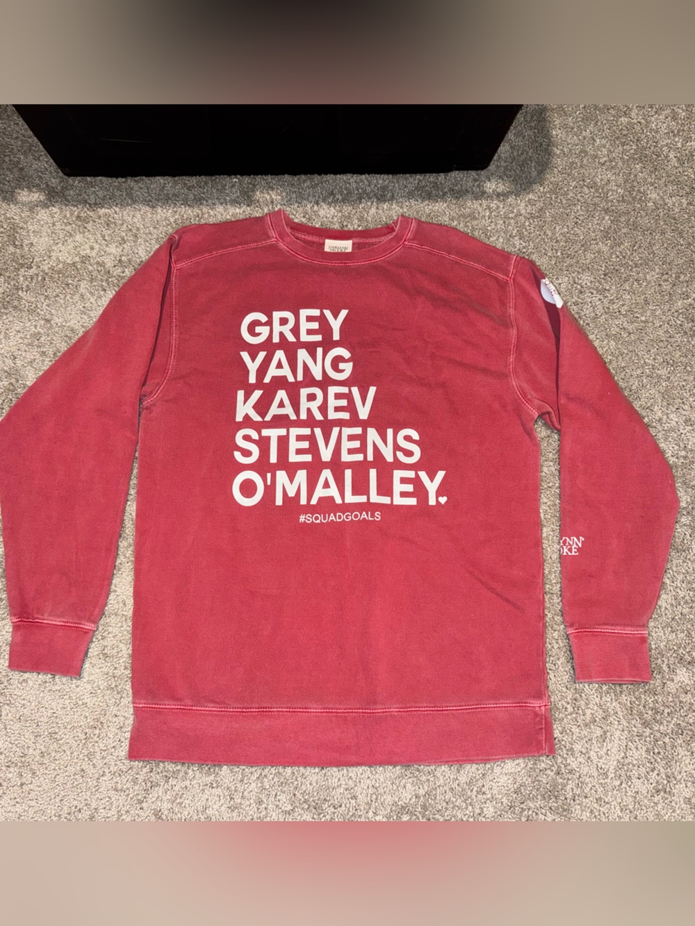 Jadelynn Brooke Grey’s Anatomy Squad goals Crewneck Sweatshirt You Are My Person